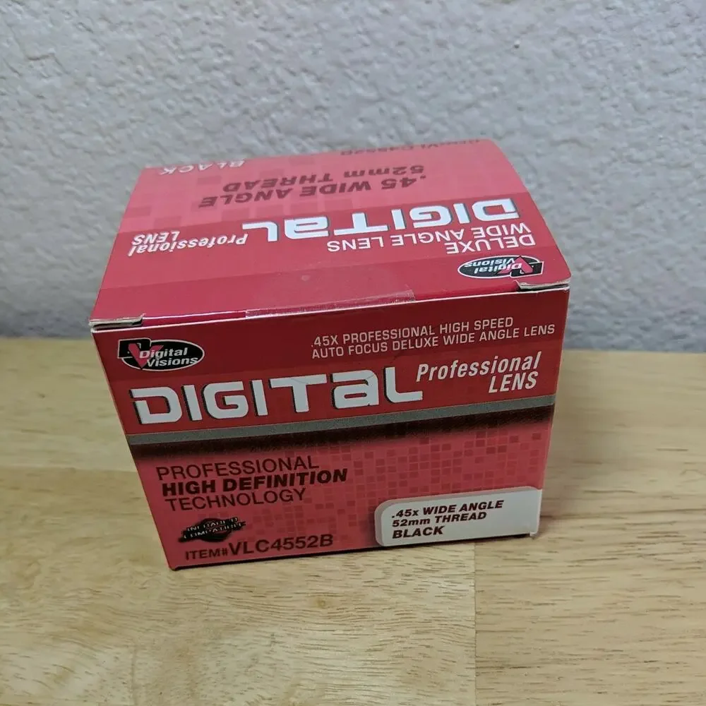 Digital Visions .45 WIDE ANGLE 52mm THREAD - Digital‎ Professional lens
